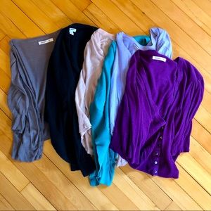 6 for 1 cropped cardigans